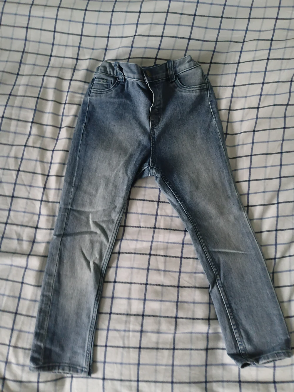 H&M Kids Light Blue Pull-on Elastic Waist Jeans Size 3/4 Years